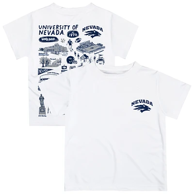 Infant Vive La Fete White Nevada Wolf Pack Impressions Artwork T-Shirt