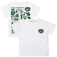 Infant Vive La Fete White Ohio Bobcats Impressions Artwork T-Shirt