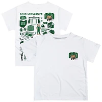 Infant Vive La Fete White Ohio Bobcats Impressions Artwork T-Shirt