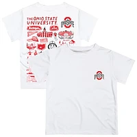 Infant Vive La Fete White Ohio State Buckeyes Impressions Artwork T-Shirt