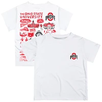 Infant Vive La Fete White Ohio State Buckeyes Impressions Artwork T-Shirt