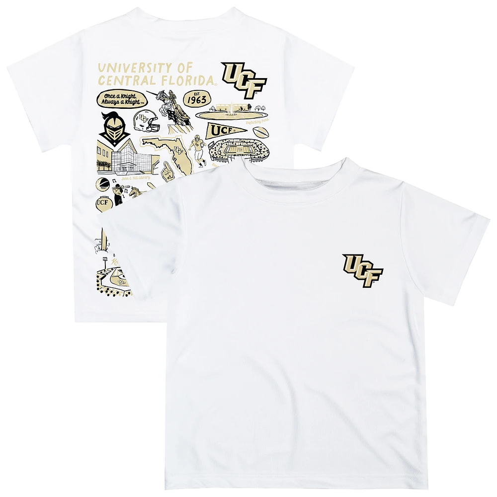 Infant Vive La Fete White UCF Knights Impressions Artwork T-Shirt
