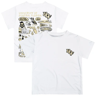 Infant Vive La Fete White UCF Knights Impressions Artwork T-Shirt