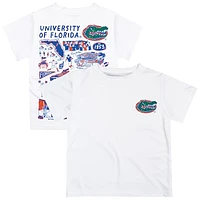 Infant Vive La Fete White Florida Gators Impressions Artwork T-Shirt