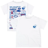 Infant Vive La Fete White Kansas Jayhawks Impressions Artwork T-Shirt