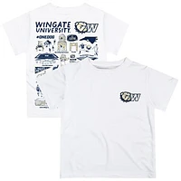 Infant Vive La Fete White Wingate University Bulldogs Impressions Artwork T-Shirt