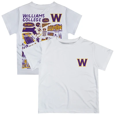 Toddler Vive La Fete  White Williams College Ephs Impressions Artwork T-Shirt