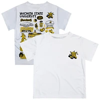 Toddler Vive La Fete  White Wichita State Shockers Impressions Artwork T-Shirt