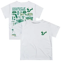 Youth Vive La Fete  White South Florida Bulls Impressions Artwork T-Shirt
