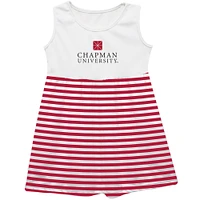 Girls Infant Vive La Fete  Red Chapman Panthers Striped Tank Top Dress