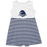 Girls Toddler Vive La Fete  Navy Monmouth Hawks Striped Tank Top Dress