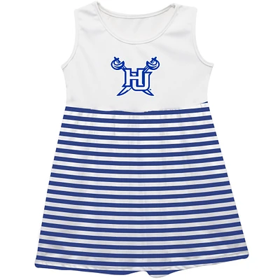 Girls Youth Vive La Fete  Royal Hampton Pirates Striped Tank Top Dress