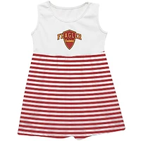 Girls Youth Vive La Fete  Crimson Flagler Saints Striped Tank Top Dress