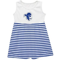 Girls Youth Vive La Fete  Blue Seton Hall Pirates Striped Tank Top Dress