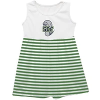 Girls Youth Vive La Fete  Green State College of Florida Manatee-Sarasota Striped Tank Top Dress