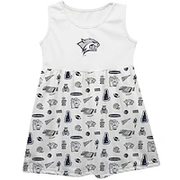 Girls Infant Vive La Fete  White New Hampshire Wildcats Impressions Artwork Tank Top Dress
