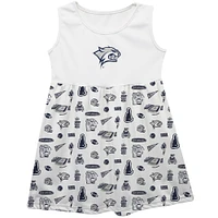 Girls Infant Vive La Fete  White New Hampshire Wildcats Impressions Artwork Tank Top Dress