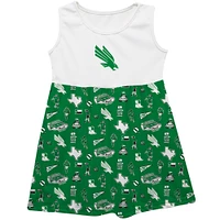 Girls Toddler Vive La Fete  Green North Texas Mean Impressions Artwork Tank Top Dress