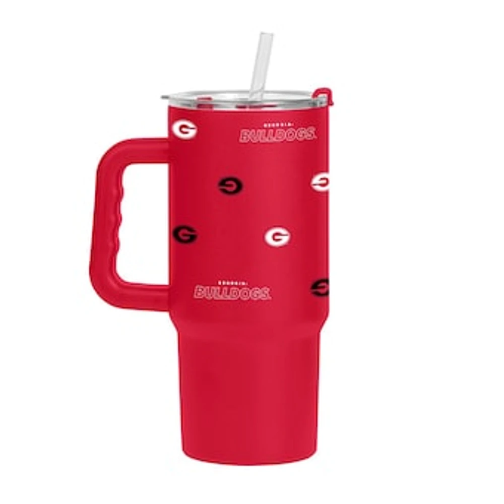 Georgia Bulldogs 24oz. Step and Repeat Powder Coat Tumbler