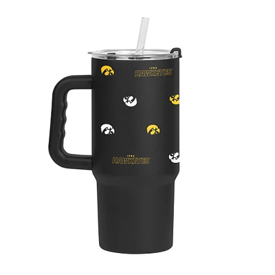 Iowa Hawkeyes 24oz. Step and Repeat Powder Coat Tumbler