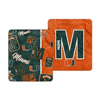 Miami Hurricanes 50" x 60" Dream Weave Throw Blanket