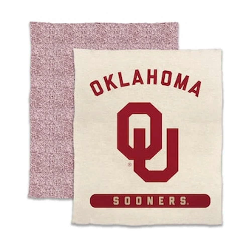 Oklahoma Sooners 50” x 60” Luxe Dreams Throw Blanket