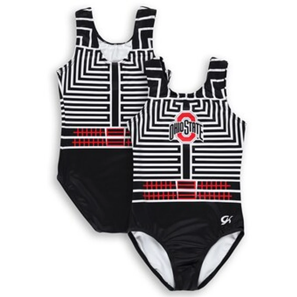 Youth Black Ohio State Buckeyes Elite Replica Leotard