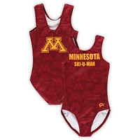 Youth Maroon Minnesota Golden Gophers Spirit Leotard