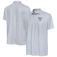 Men's Antigua White Milwaukee Brewers Cactus Spring Training Crowns Polo