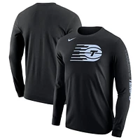 Unisex Nike  Black Toronto Tempo Logo Long Sleeve T-Shirt