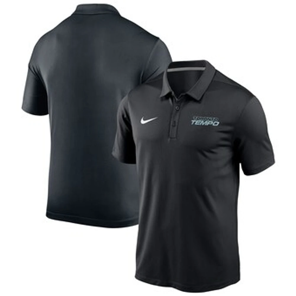 Unisex Nike  Black Toronto Tempo Logo Varsity Polo