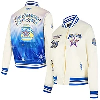 Women's Pro Standard  Cream 2025 NBA All-Star Game Satin Jacket