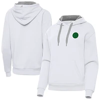 Women's Antigua Golden State Warriors St. Patrick's Day Victory Pullover Hoodie