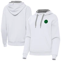 Women's Antigua Golden State Warriors St. Patrick's Day Victory Pullover Hoodie
