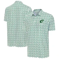 Men's Antigua  White Cleveland Cavaliers St. Patrick's Day Cloverfield Polo