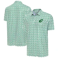 Men's Antigua  White Cleveland Cavaliers St. Patrick's Day Cloverfield Polo