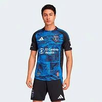 Men's adidas Black San Jose Earthquakes 2025 Headliner Authentic Jersey