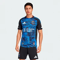 Men's adidas Black San Jose Earthquakes 2025 Headliner Authentic Jersey