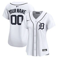 Women's Nike  White Detroit Tigers Home Limited Custom Jersey