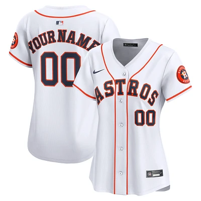 Women's Nike  White Houston Astros Home Limited Custom Jersey