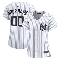 Women's Nike  White New York Yankees Home Limited Custom Jersey