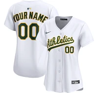 Women's Nike  White Athletics Home Limited Custom Jersey
