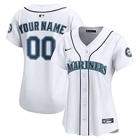 Women's Nike  White Seattle Mariners Home Limited Custom Jersey