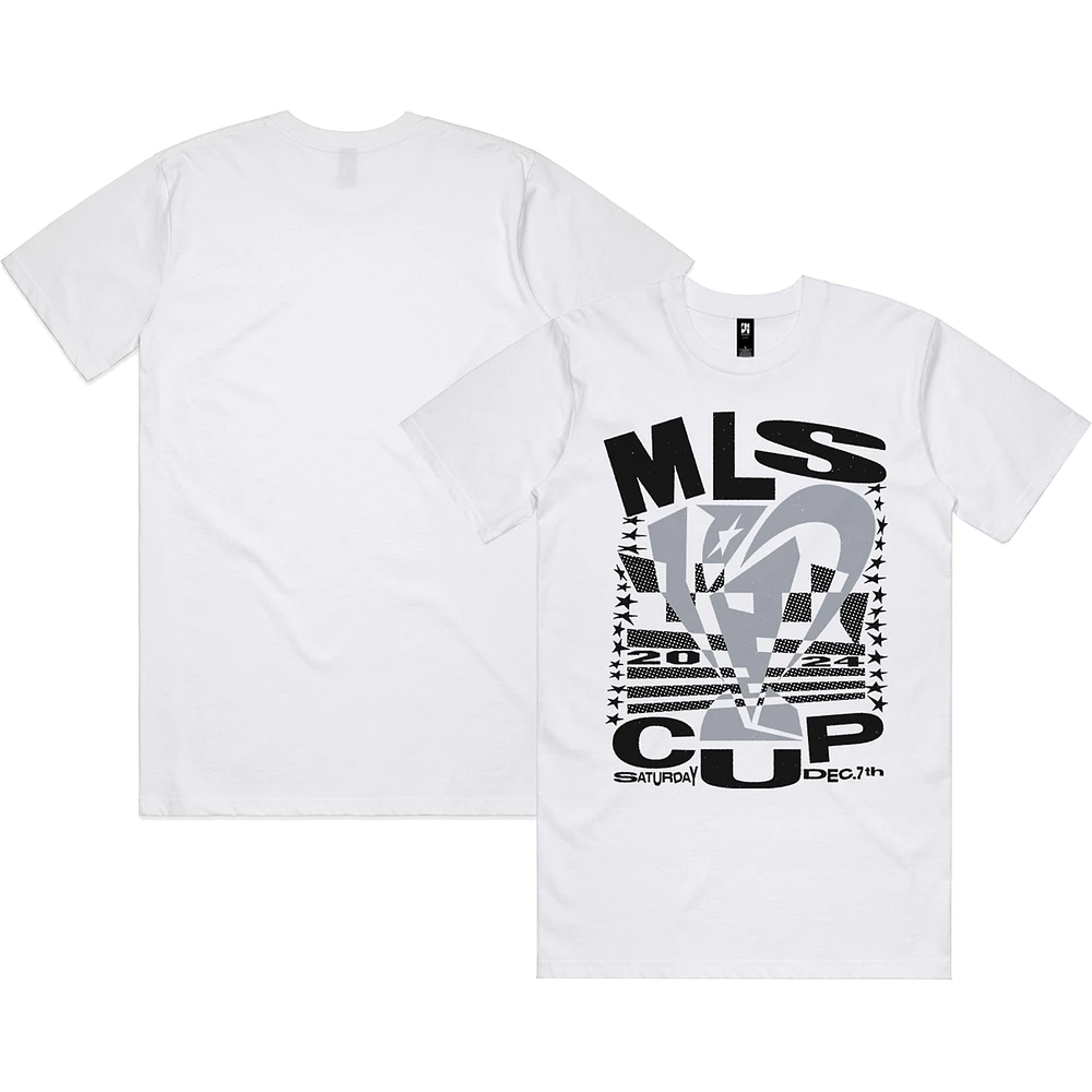 Men's 500 Level White 2024 MLS Cup x SCENES NY Heavyweight T-Shirt