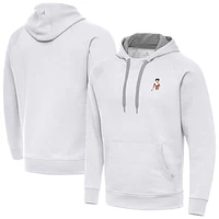 Men's Antigua Clemson Standing Tiger Golf Victory Pullover Hoodie