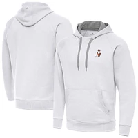Men's Antigua Clemson Standing Tiger Golf Victory Pullover Hoodie