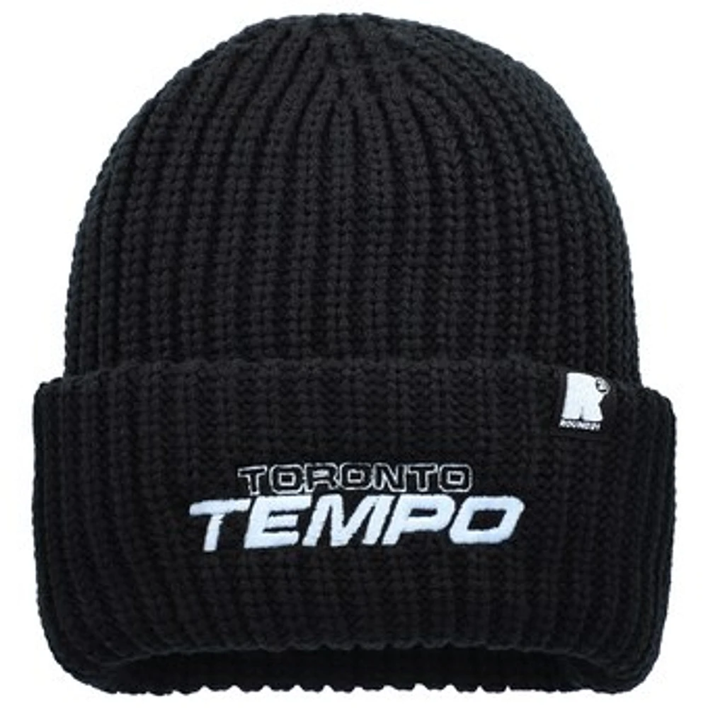 Unisex round21 Black Toronto Tempo Logo Beanie