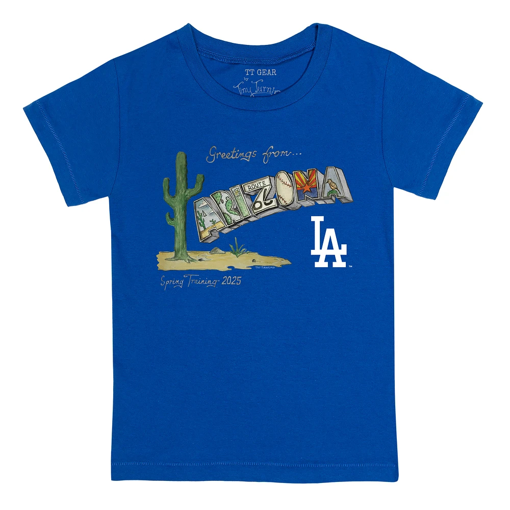 Youth Tiny Turnip Royal Los Angeles Dodgers 2025 Spring Training Cactus League T-Shirt