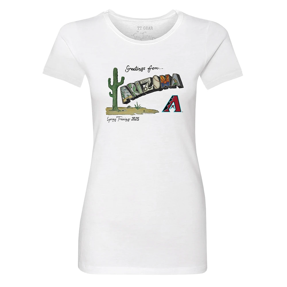 Women's Tiny Turnip Arizona Diamondbacks Spring Training 2025 T-Shirt
