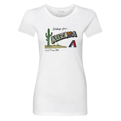 Women's Tiny Turnip Arizona Diamondbacks Spring Training 2025 T-Shirt